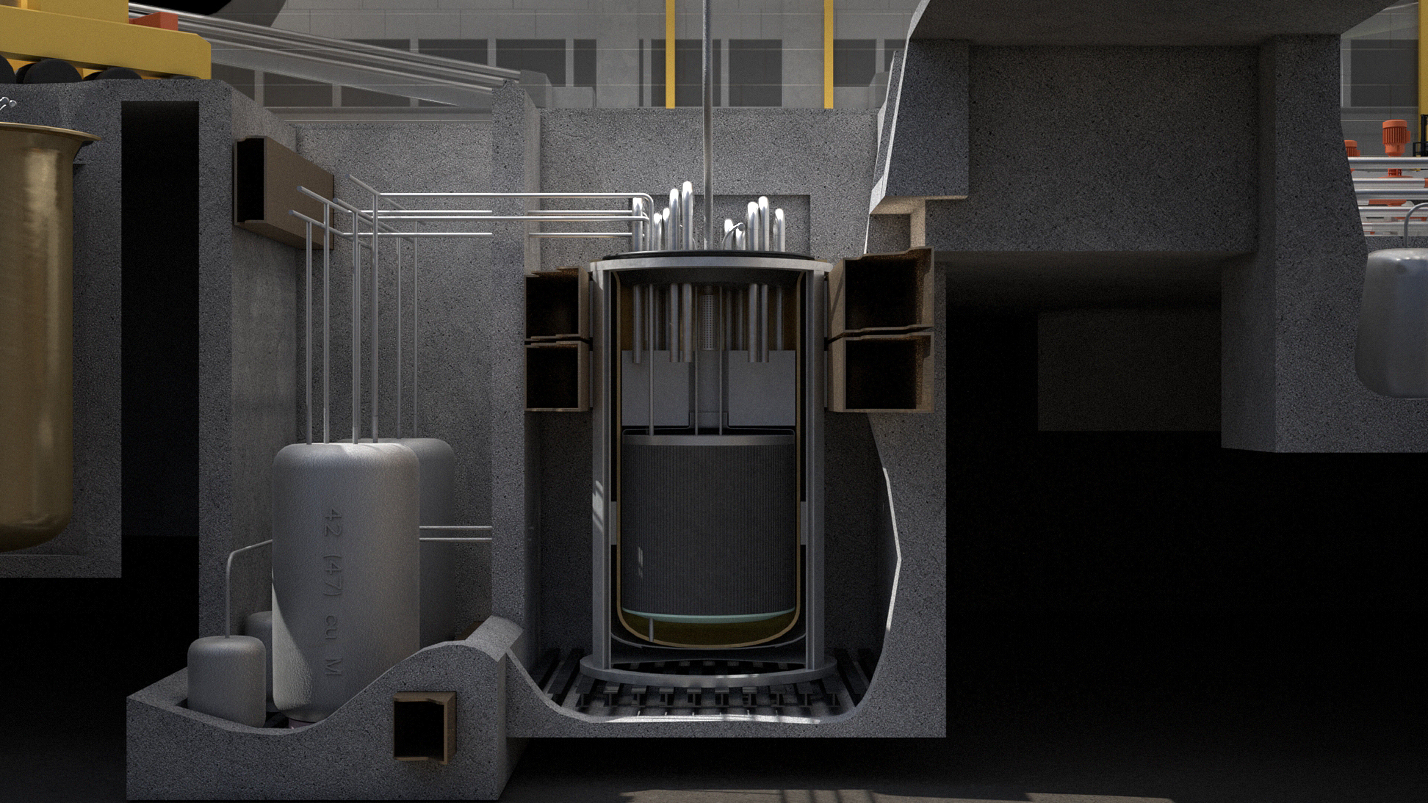 Molten Salt Reactor Rendering &#8211; the IMSR Core-unit.