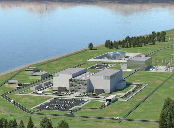 Advanced Nuclear Facility Plant Rendering